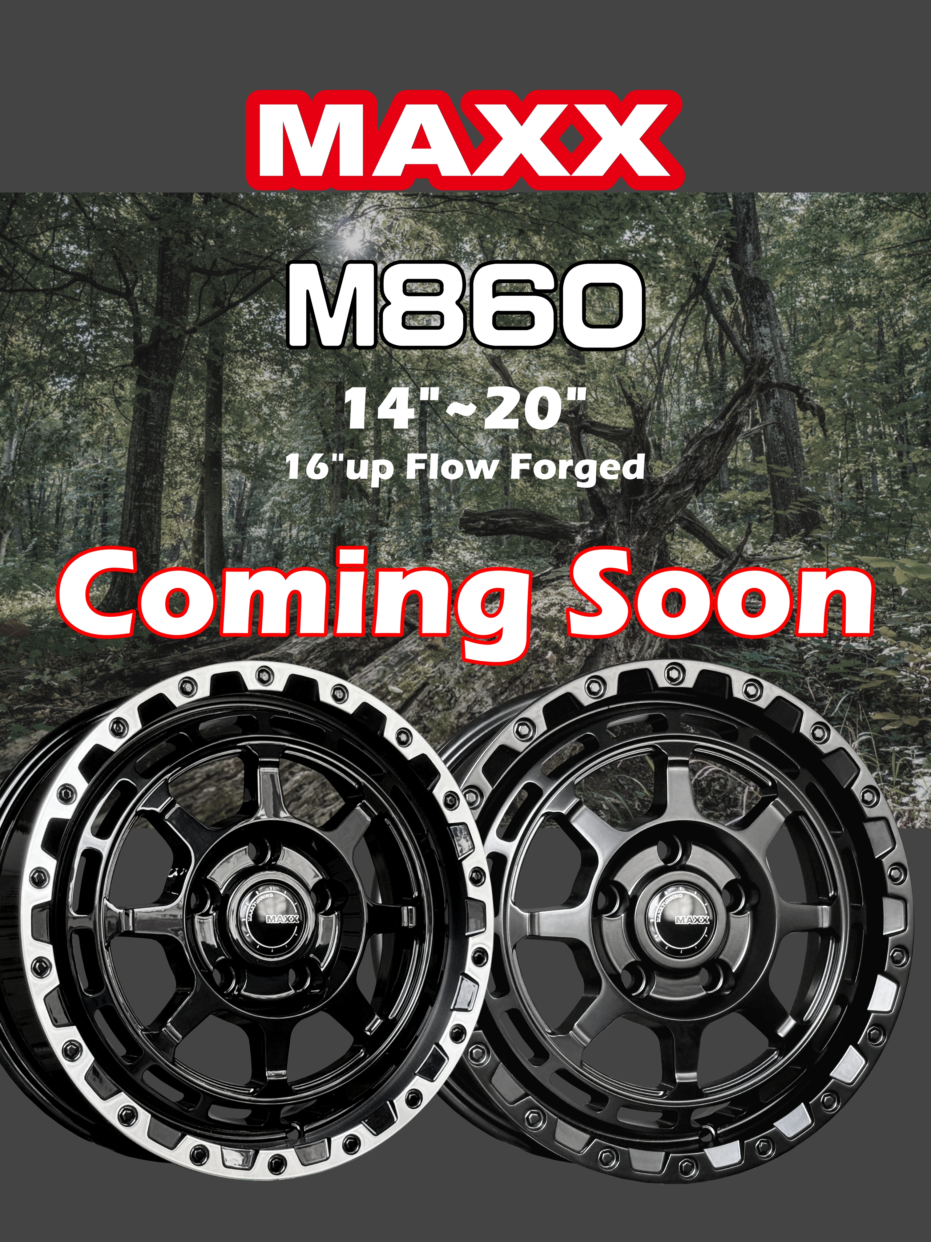 MAXX M860 鋁圈 適用 Mini Coupe